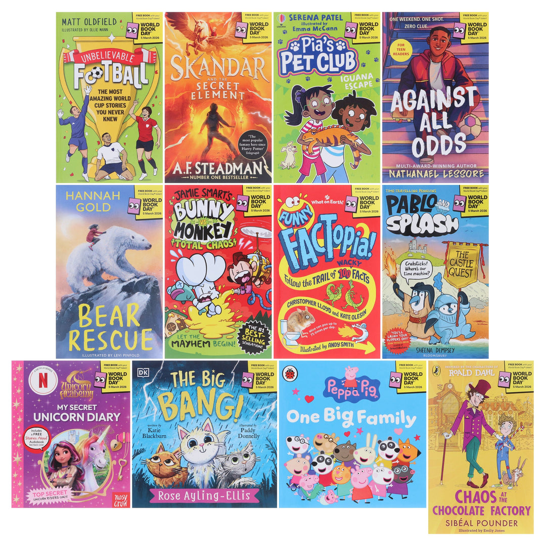 World Book Day 2026 Collection 12 Books Set - Ages 5+ - Paperback