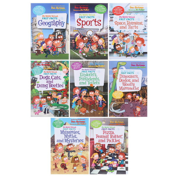 My Weird School Fast Facts By Dan Gutman: 8 Books Collection Box Set - Ages 6-10 - Paperback