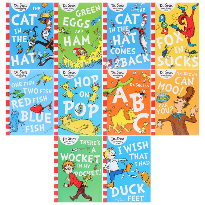A Classic Case Of Dr. Seuss (Book 1-10) 10 Books Collection Set - Age 3+ - Paperback