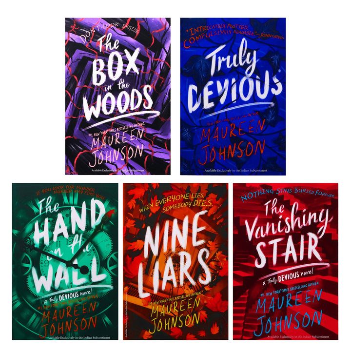 Truly Devious Series by Maureen Johnson Complete 5 Books Collection Set - Fiction - Paperback