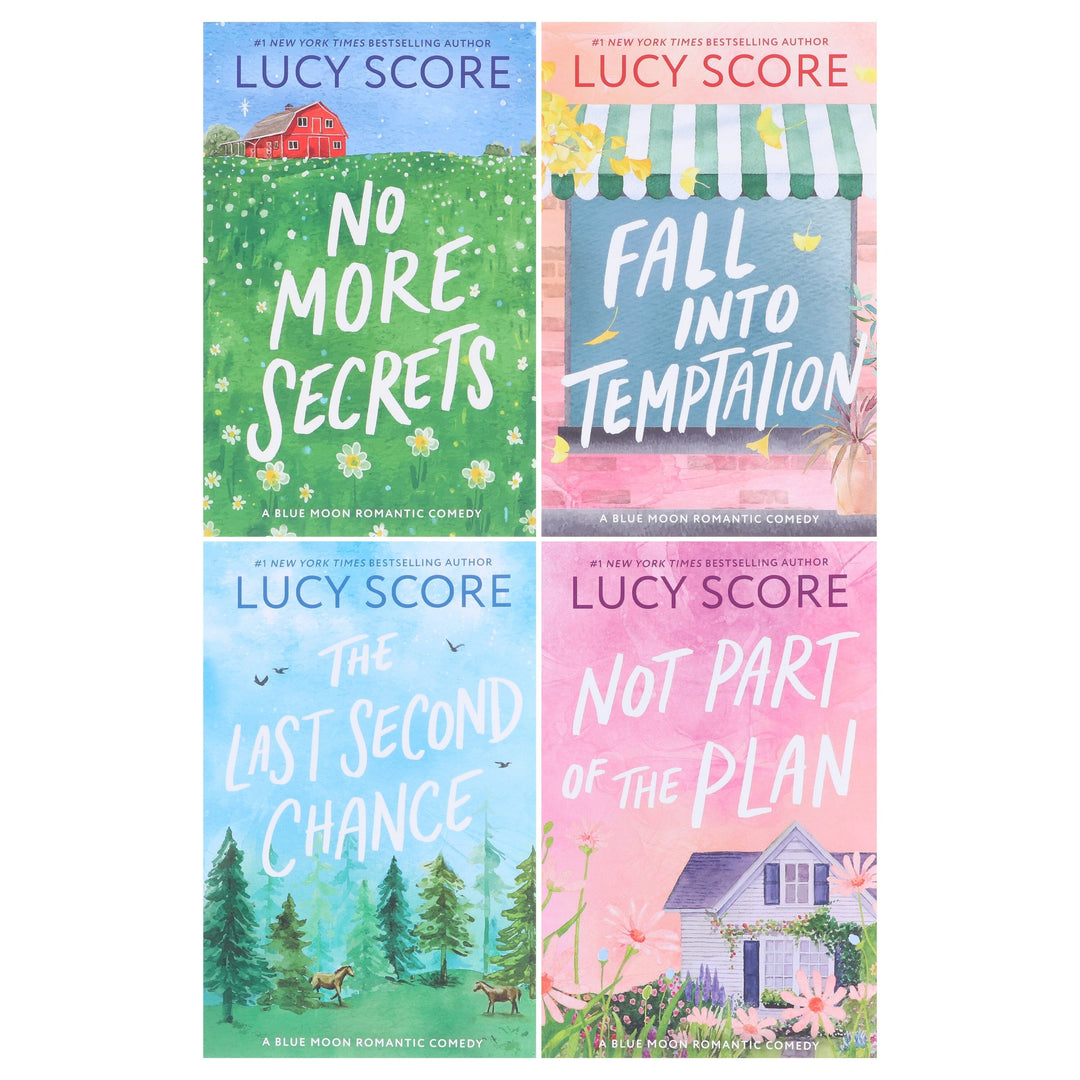 A Blue Moon Romantic Comedy Series by Lucy Score 4 Books Collection Set - Fiction - Paperback