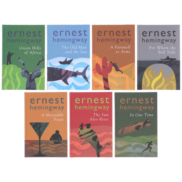 Collected Works of Ernest Hemingway 7 Books Collection Box Set - Fiction - Hardback