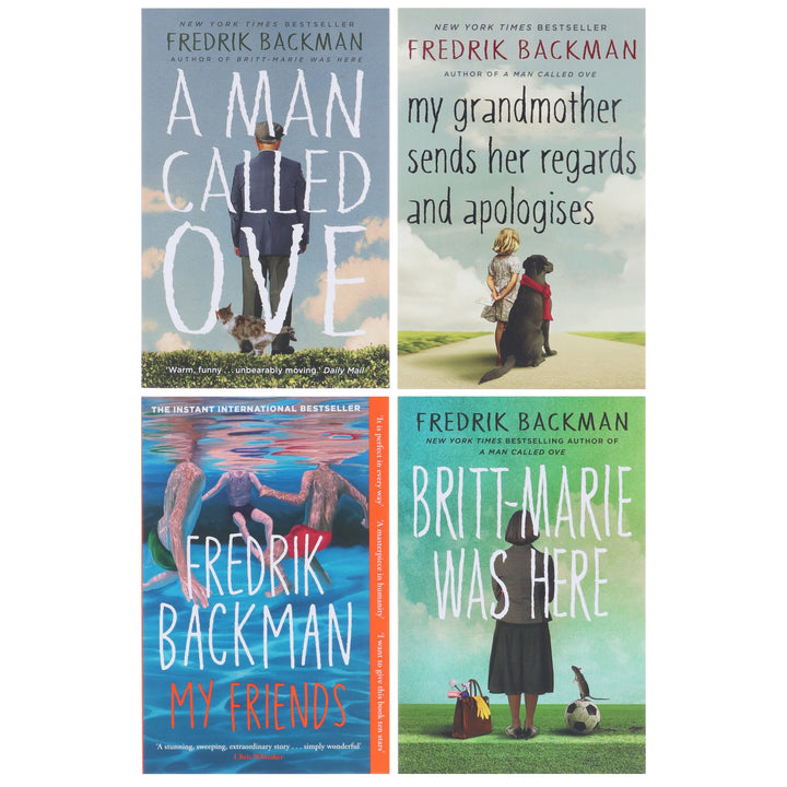 Fredrik Backman 4 Books Collection Set - Fiction - Paperback