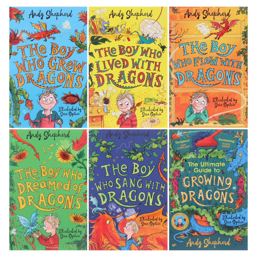Boy Who Grew Dragons Series By Andy Shepherd 6 Books Collection Set - Ages 7-9 - Paperback