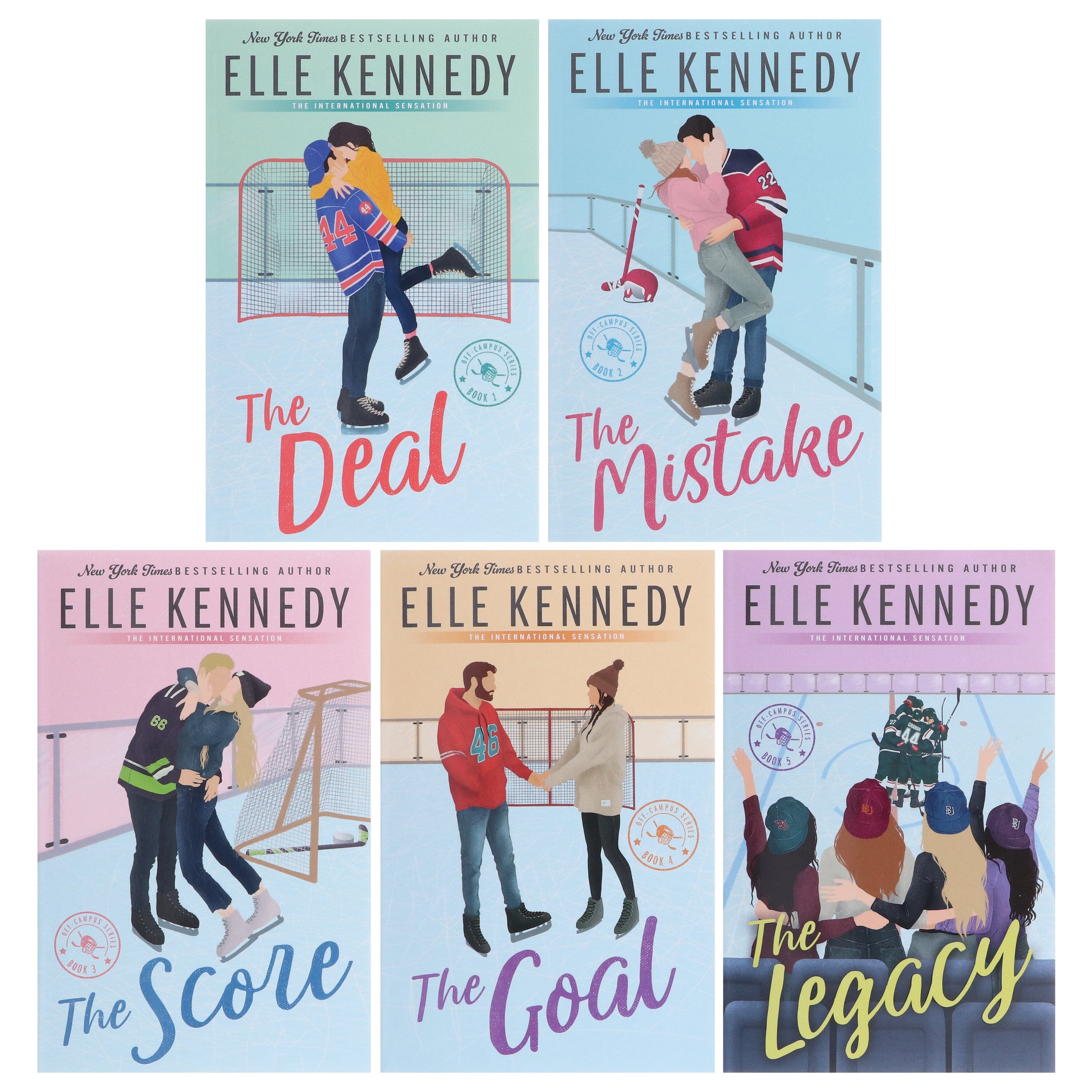 Off-Campus Series By Elle Kennedy 5 Books Collection Set - Fiction