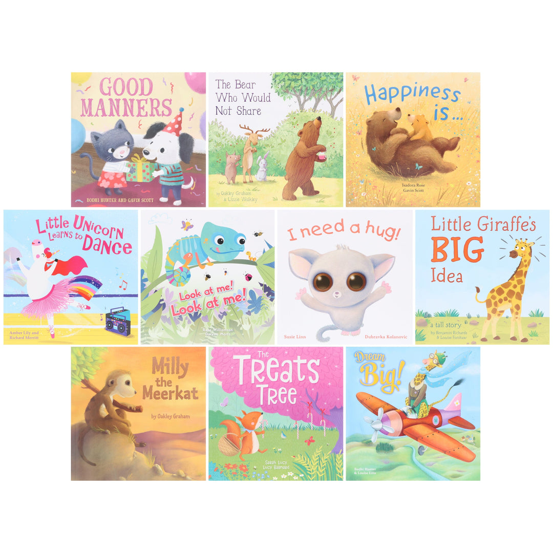 Good Manners 10 Children Picture Storybooks Collection Set - Ages 3+ - Paperback