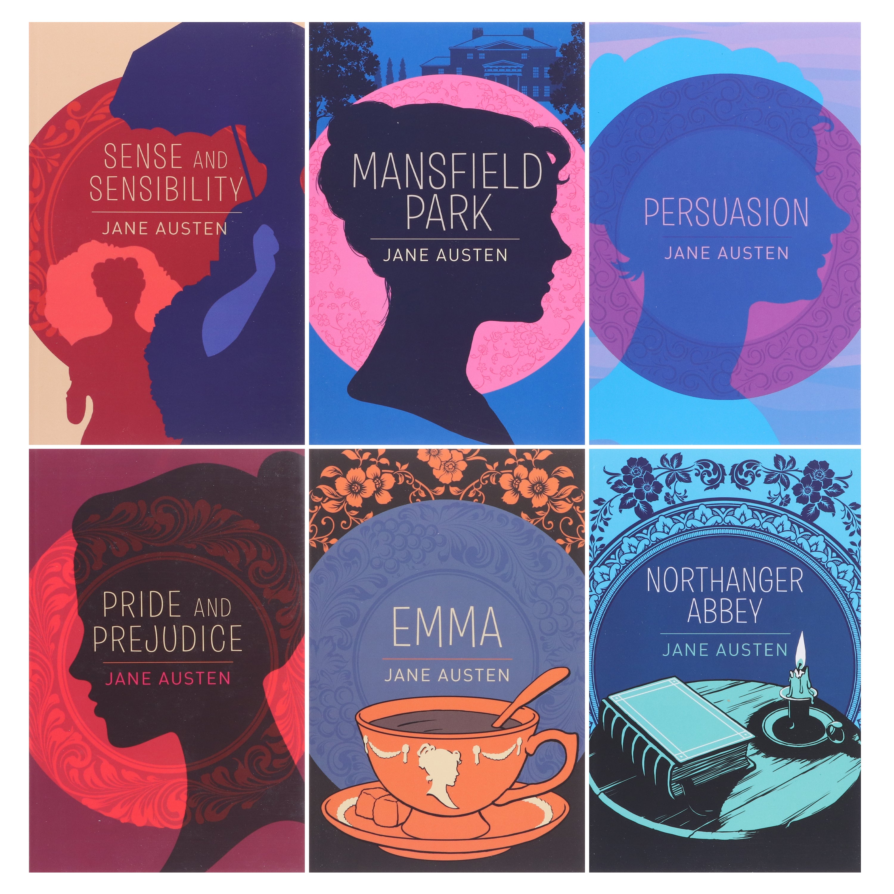 The Classic Jane Austen Collection 6 Books Box Set - Fiction