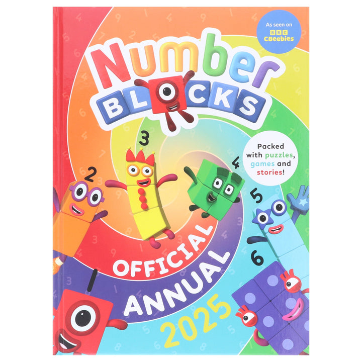 Numberblocks Annual 2026, 2025 & 2024 Children's stories, puzzles, games, colouring & More: 3 Books Collection Set - Ages 4+ - Hardback