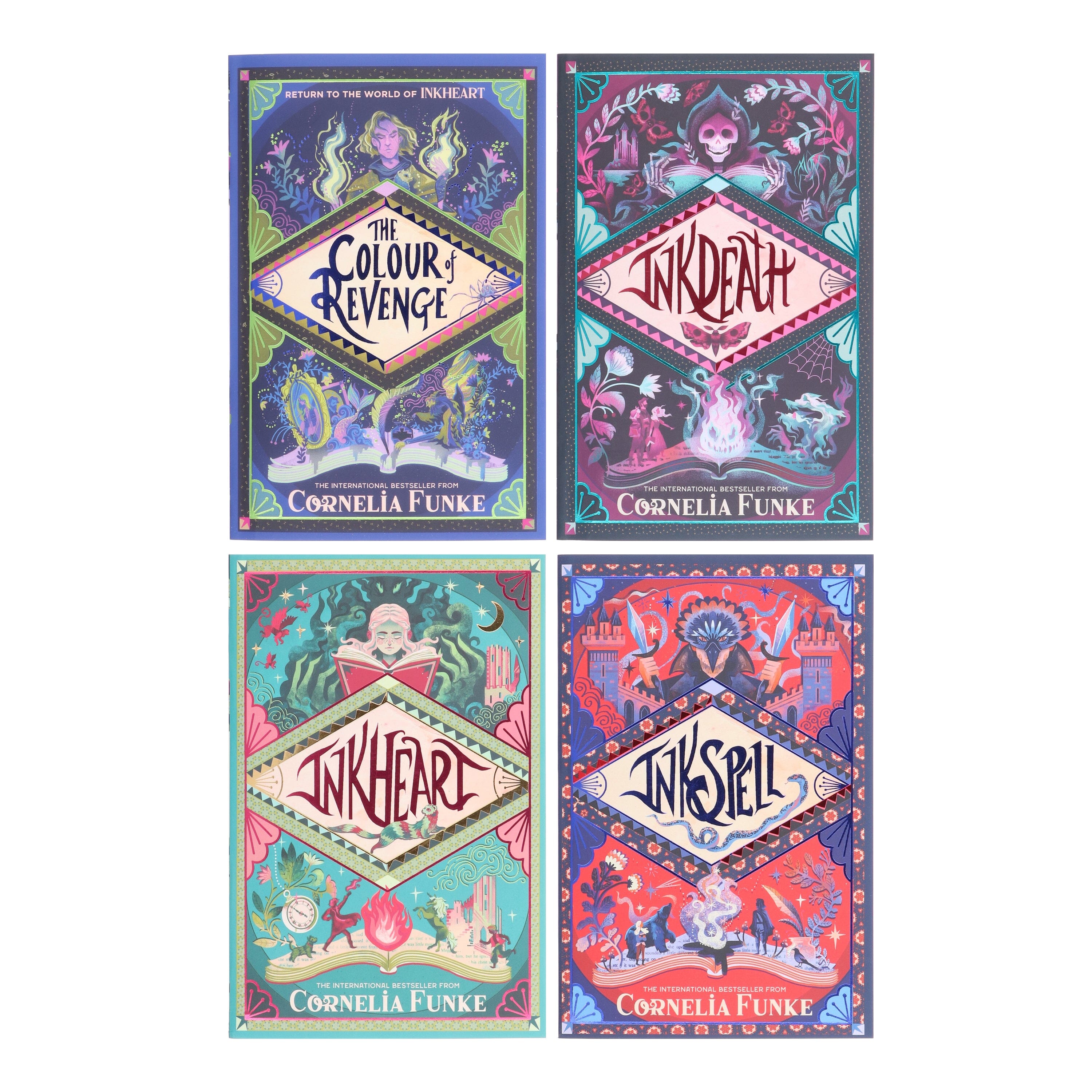 Inkworld Series By Cornelia Funke (Inkheart) 4 Books Collection