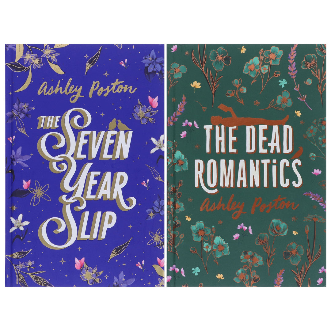 Ashley Poston Novel (The Seven Year Slip & The Dead Romantics) 2 Books Collector's Edition Set - Fiction - Hardback