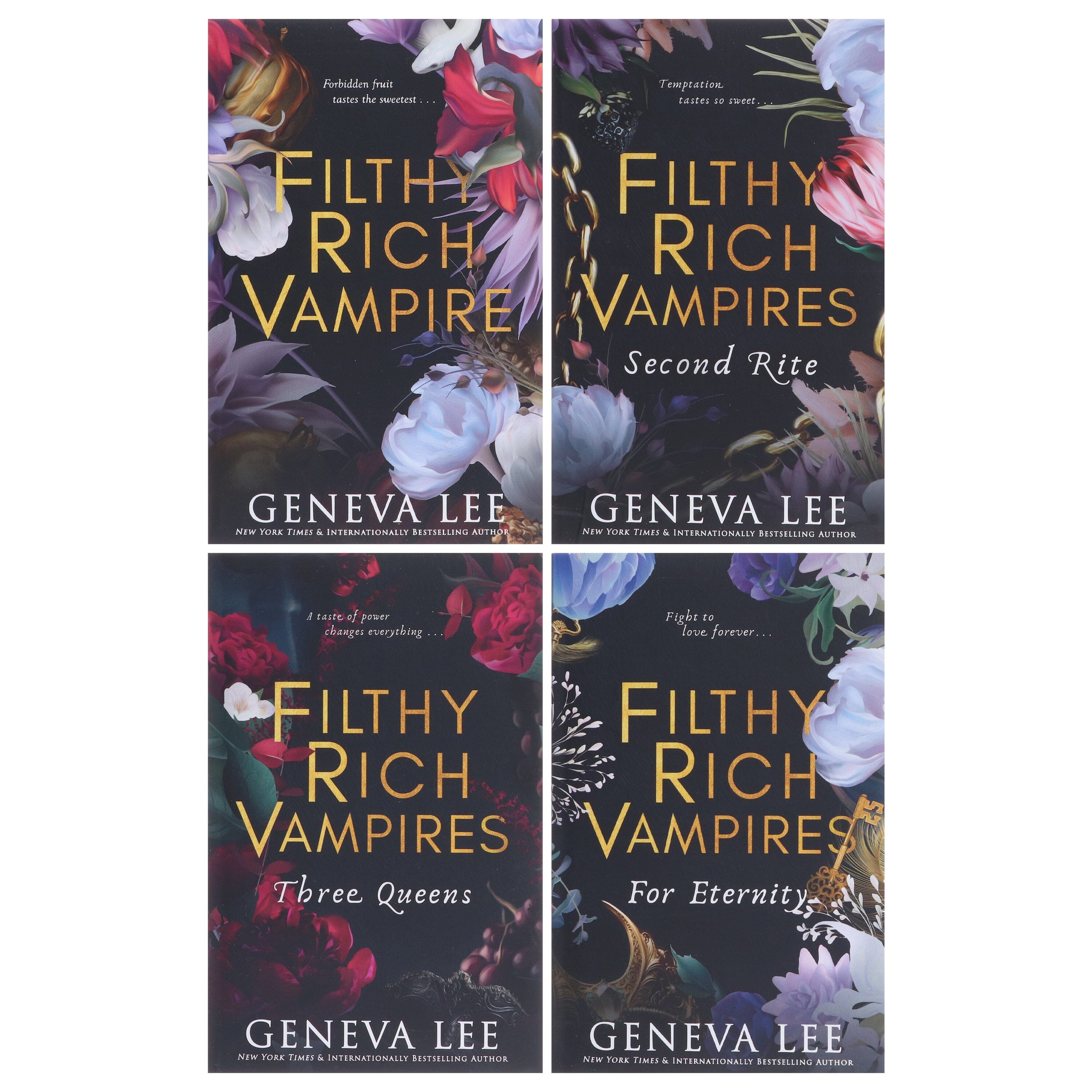 Filthy Rich Vampires Series By Geneva Lee 4 Books Collection Set