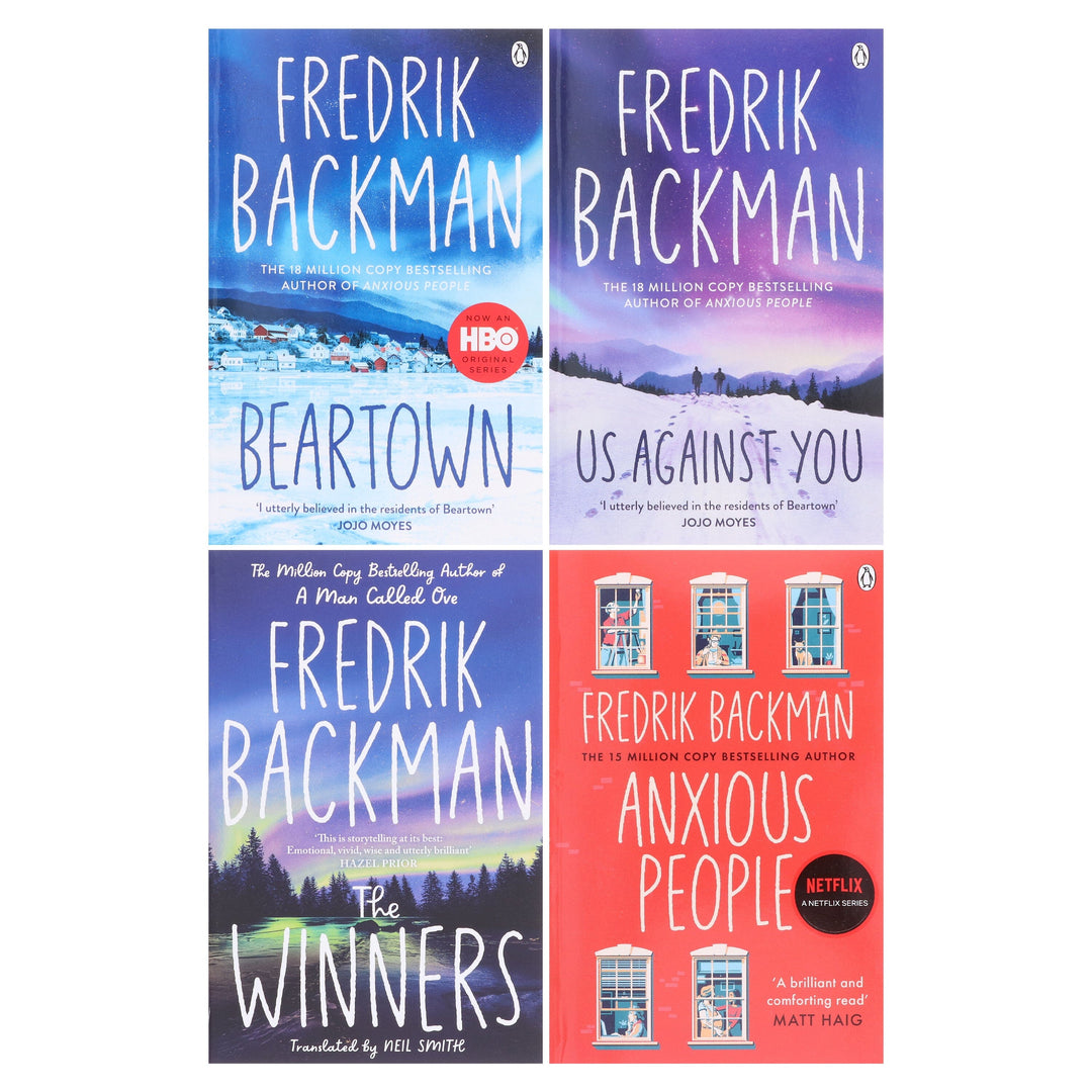 Fredrik Backman 4 Books Collection Set - Fiction - Paperback