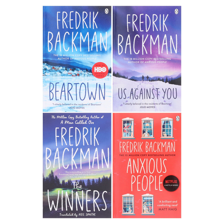Fredrik Backman 4 Books Collection Set - Fiction - Paperback