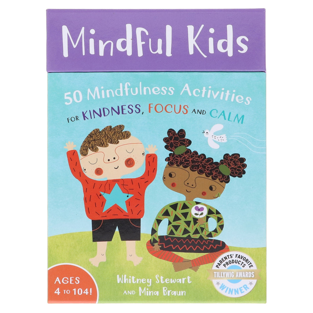 Mindful Kids: 50 Mindfulness Activities for Kindness, Focus and Calm by Whitney Stewart - Ages 4+ - Activity Card