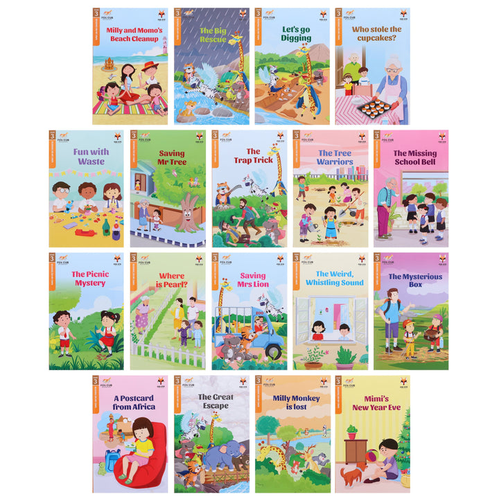 Fox Cub: Confident Reader Set (Level 3) 18 Books Collection Set - Ages 3+ - Paperback 0-5 Fox Eye Publishing