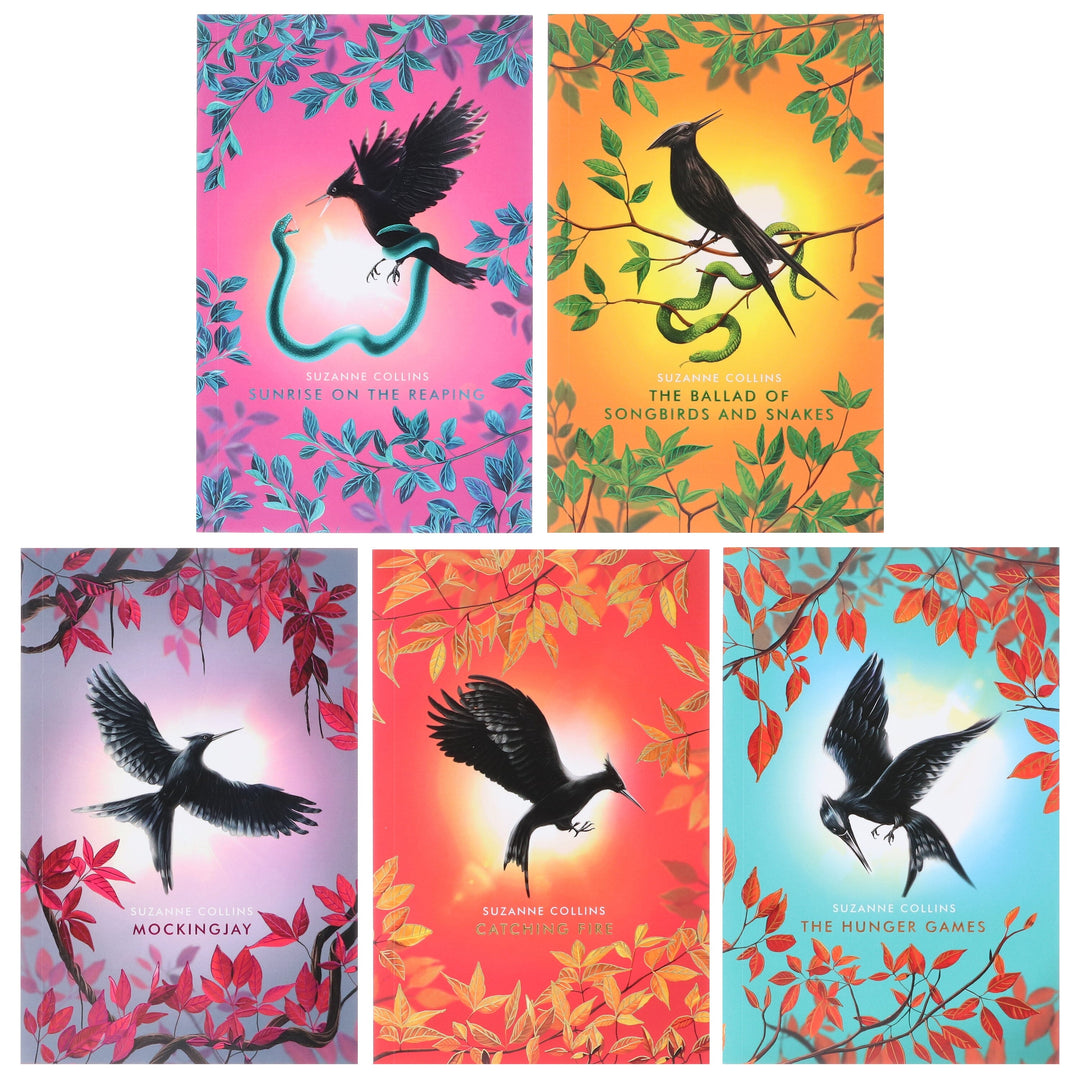 The Deluxe Hunger Games Collection by Suzanne Collins 5 Books Box Set - Ages 13+ - Paperback (Patterned Edge)