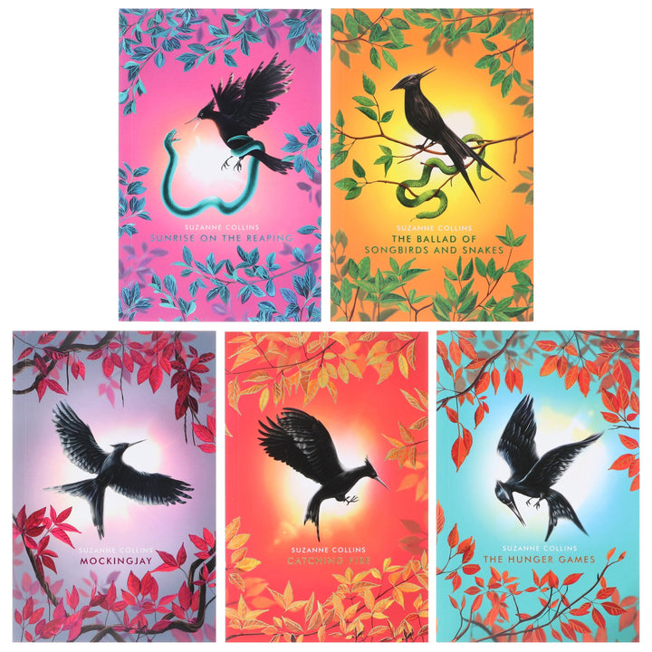 The Deluxe Hunger Games Collection by Suzanne Collins 5 Books Box Set - Ages 13+ - Paperback (Patterned Edge)