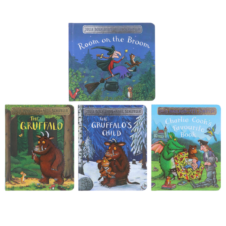 Julia Donaldson Collection Illustrated 4 Books Set - Ages 2+ - Board book