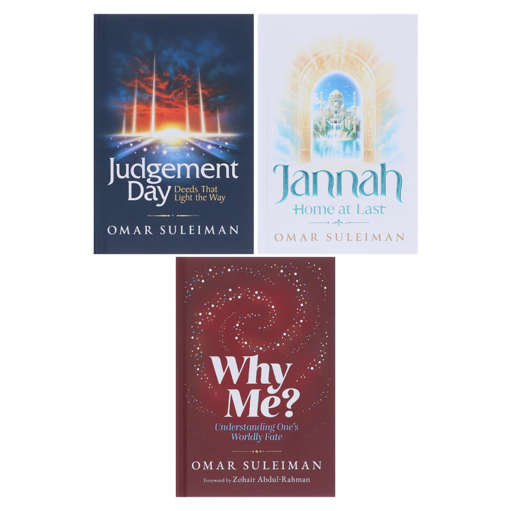 Judgement Day, Jannah & Why Me?: By Omar Suleiman 3 Books Collection Set - Non Fiction - Hardback