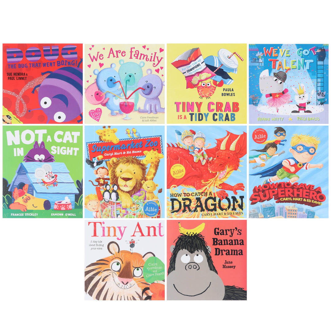 Children’s Picture Books Collection: Heartwarming, Funny & Empowering Animal Stories 10 Books Set - Ages 3+ - Paperback