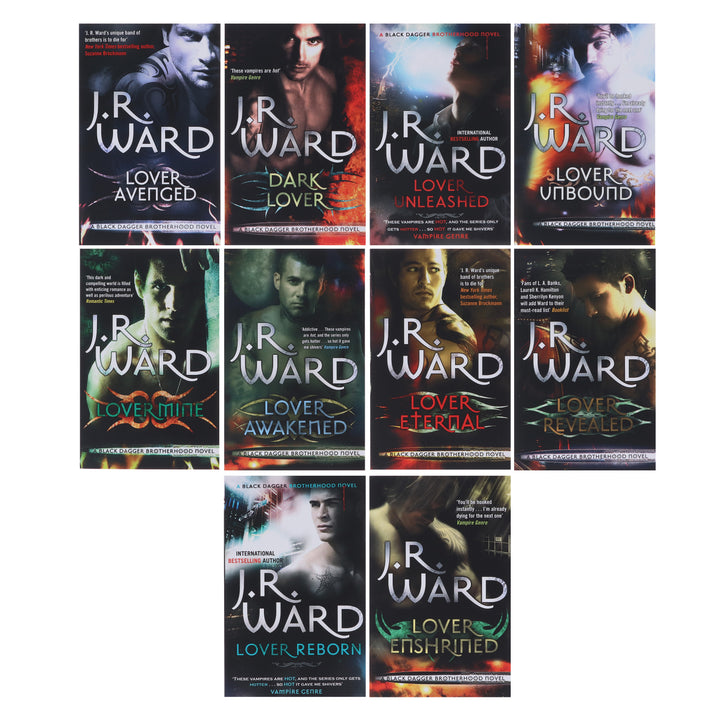 Black Dagger Brotherhood Series by J.R. Ward 10 Books Collection Set - Fiction - Paperback