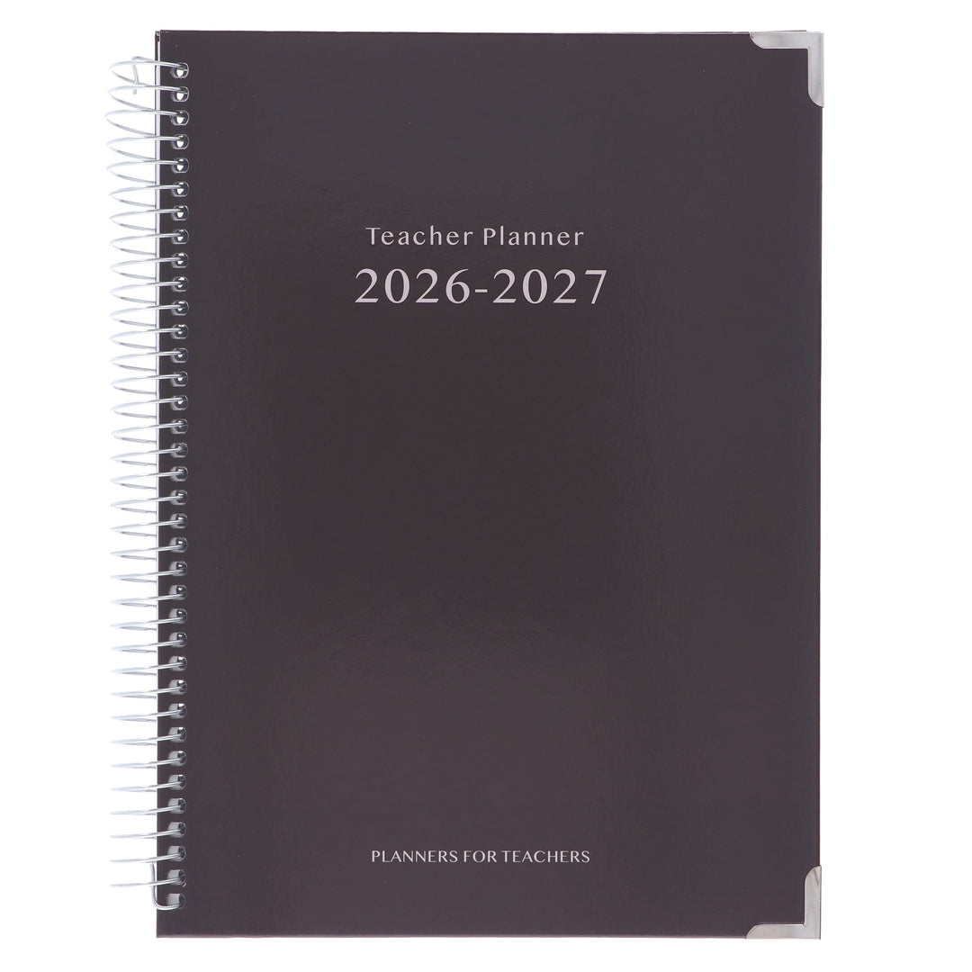 Teacher Planner 2026-2027 - Cocoa Edition - Spiral Bound Hardback