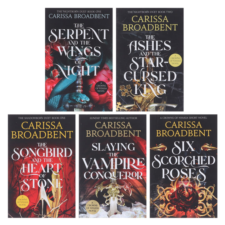 Crowns of Nyaxia Series By Carissa Broadbent 5 Books Collection Set - Fiction - Paperback