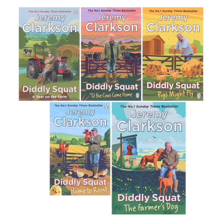 Diddly Squat Series By Jeremy Clarkson: 5 Books Collection Set - Fiction - Paperback