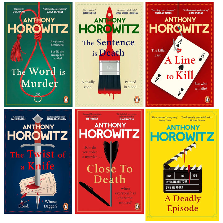 Hawthorne and Horowitz Mysteries Series by Anthony Horowitz 6 Books Collection Set - Fiction - Paperback/Hardback