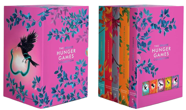 The Deluxe Hunger Games Collection by Suzanne Collins 5 Books Box Set - Ages 13+ - Paperback (Patterned Edge)