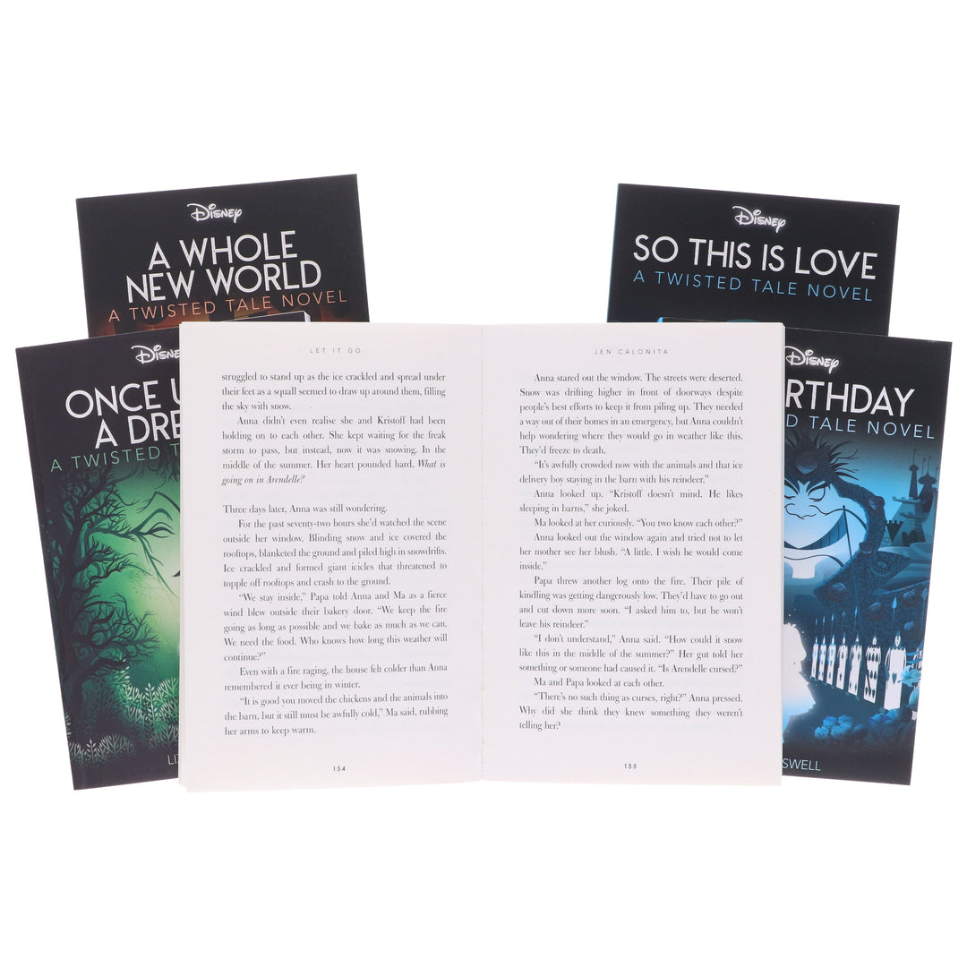 Disney Princess Twisted Tales Series 5 Books Collection Set - Ages 9+ - Paperback