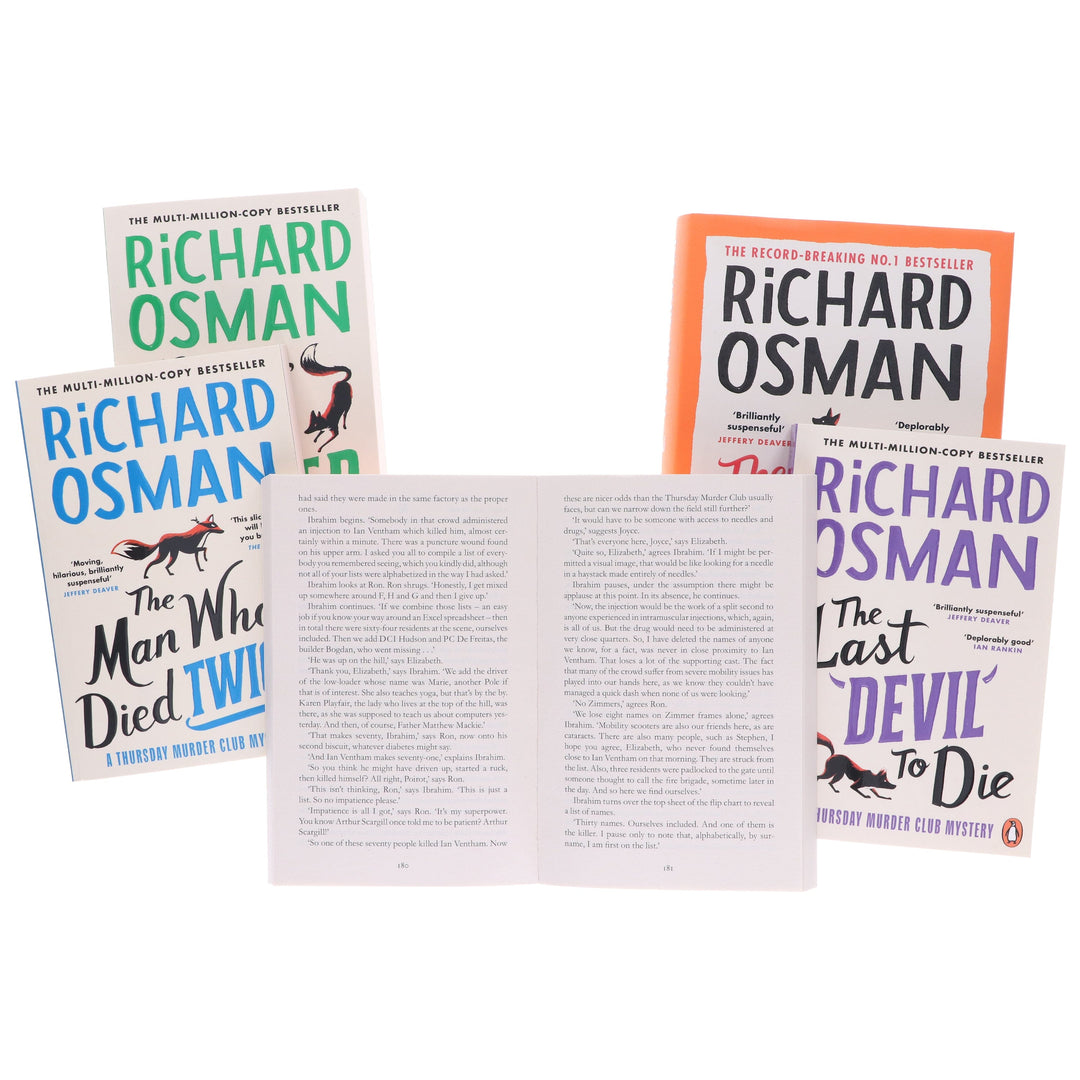 Thursday Murder Club Mysteries By Richard Osman 5 Books Collection Set - Fiction - Paperback/Hardback
