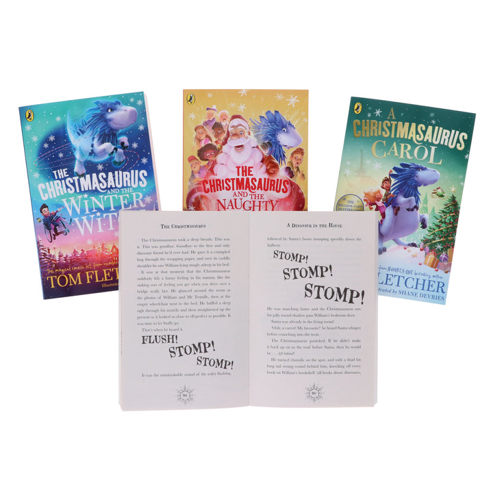 The Christmasaurus Collection by Tom Fletcher Illustrated 4 Books Set - Ages 6+ - Paperback