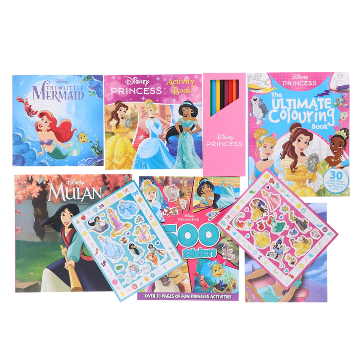Disney Princess Activity Selection Box with over 600 Stickers - Ages 3+ - Paperback