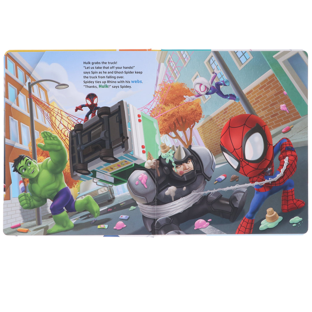 Marvel Spidey and the Amazing Friends: Spidey`s Web-tastic Day! by David Roe - Ages 3+ - Board Book