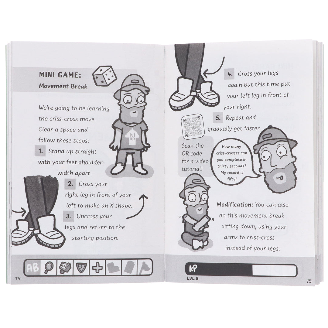 ADHD: Levelled Up! by Jamie 'Mr G' Gilbert - Ages 9+ - Paperback (Includes Free Audiobook & Movement Break)