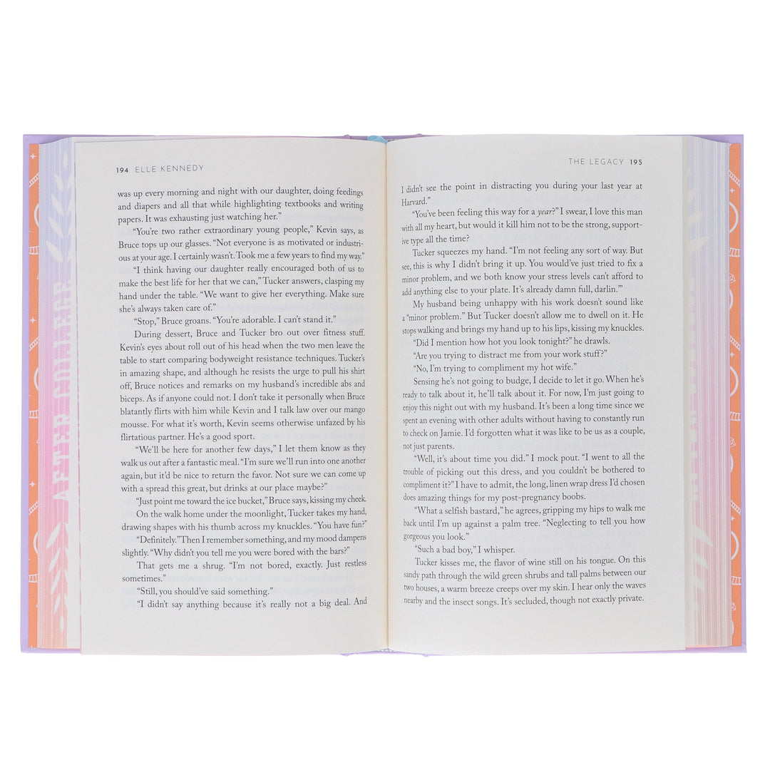 Off-Campus (Book 4&5) by Elle Kennedy 2 Books Collector's Edition Set - Fiction - Sprayed Edges Hardback