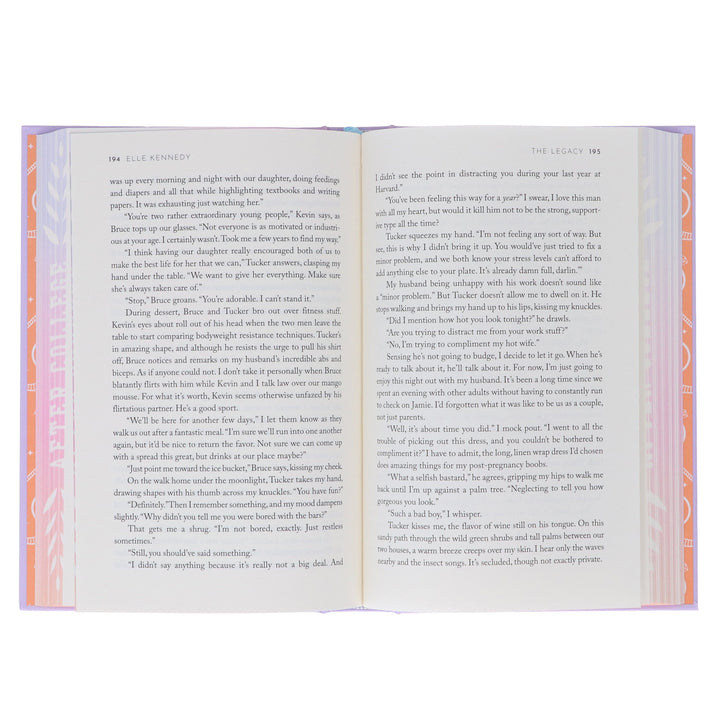 Off-Campus (Book 4&5) by Elle Kennedy 2 Books Collector's Edition Set - Fiction - Sprayed Edges Hardback