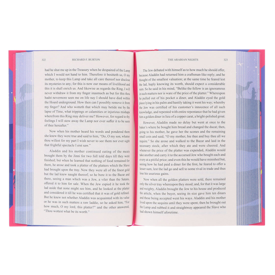 The Arabian Nights by Sir Richard F. Burton - Fiction - Sprayed Edges Hardback