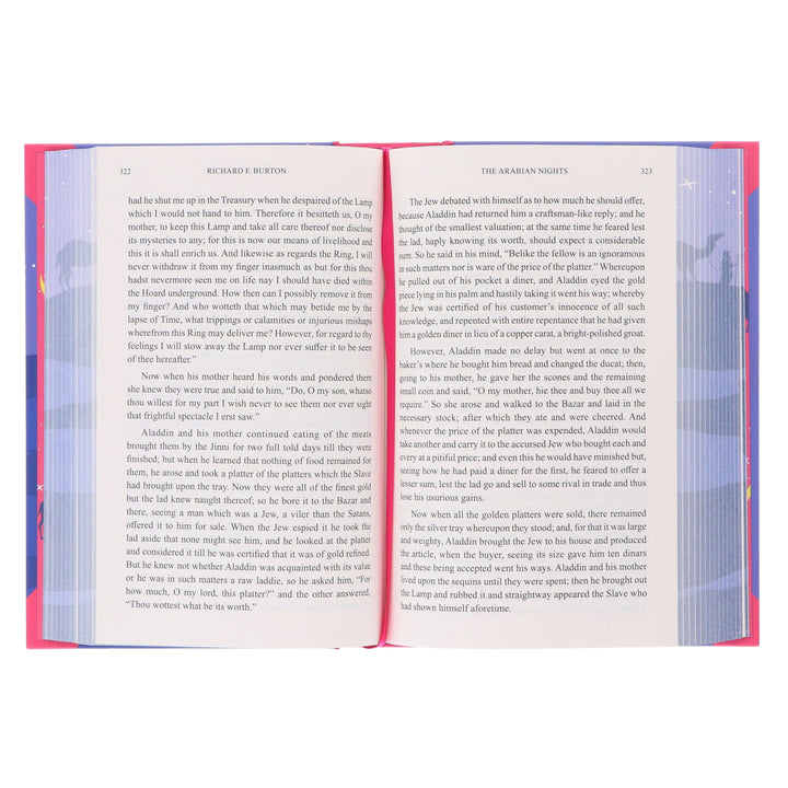 The Arabian Nights by Sir Richard F. Burton - Fiction - Sprayed Edges Hardback