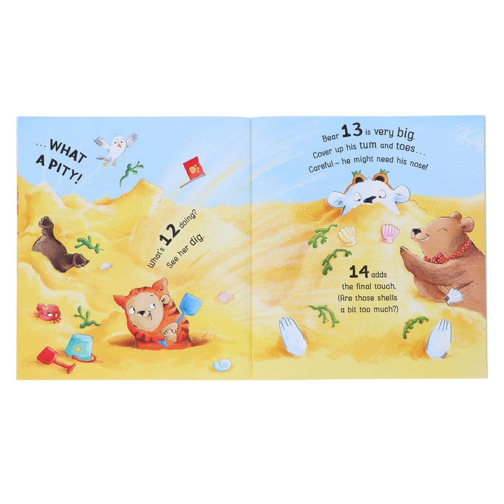 Twenty Bears On Holiday: A Counting Story by Kathryn Simmonds - Ages 0-5 - Paperback