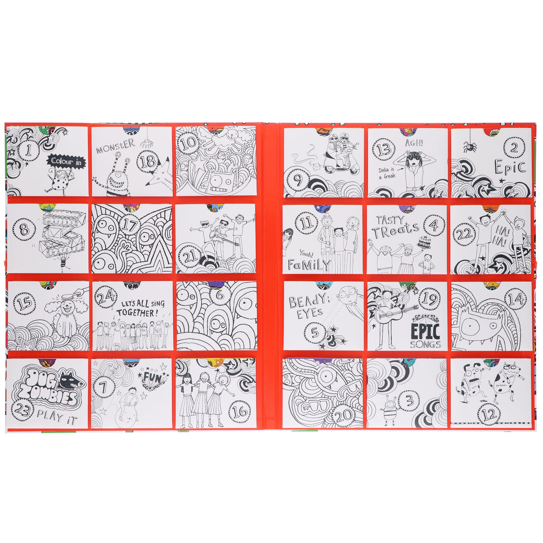 Tom Gates Advent Calendar: Christmas Countdown With 24 Story and Activity Books - Ages 8+ - Hardcover