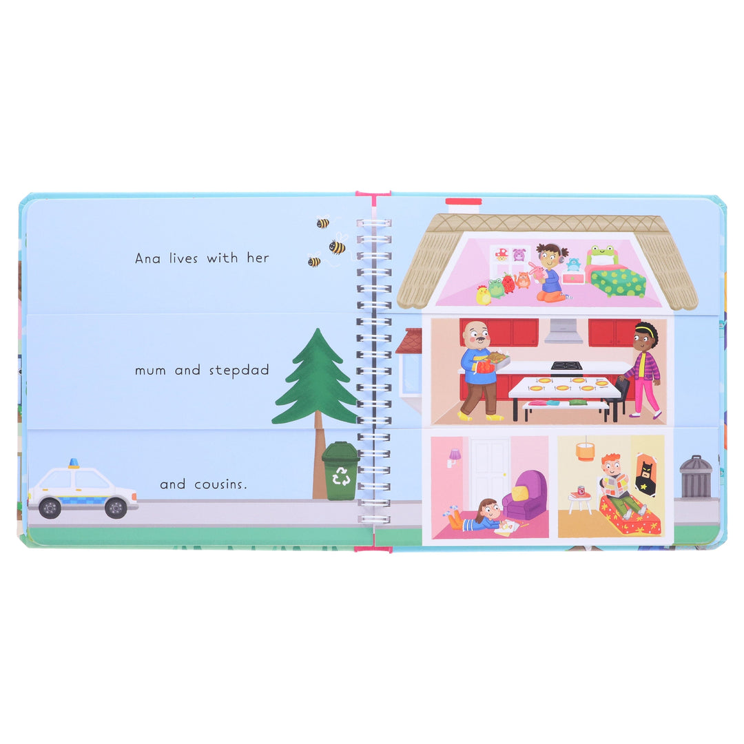 Flip Flap Fun: Trick or Treat & Knock, Knock, Who's Here? 2 Books Collection Set - Ages 5-7 - Spiral Bound