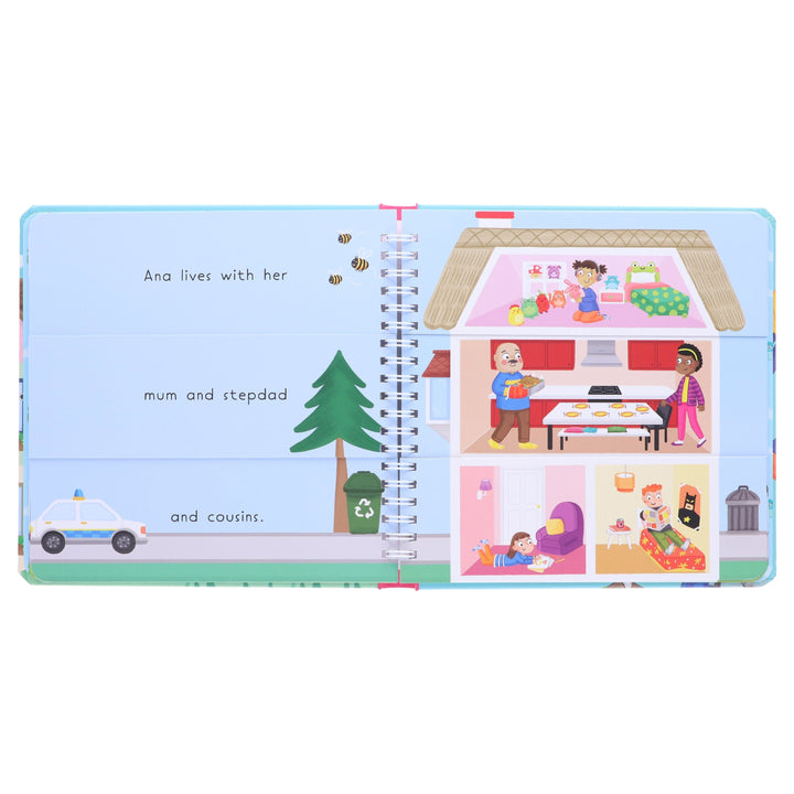 Flip Flap Fun: Trick or Treat & Knock, Knock, Who's Here? 2 Books Collection Set - Ages 5-7 - Spiral Bound