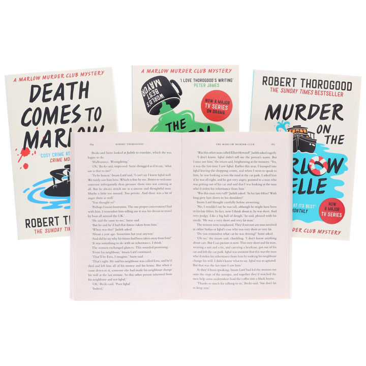 The Marlow Murder Club Mysteries By Robert Thorogood 4 Books Collection  Set - Fiction - Paperback