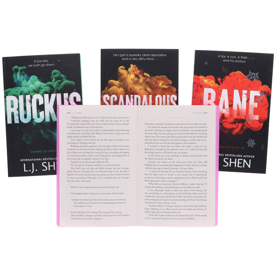 Sinners of Saint Series by L.J. Shen 4 Books Collection Set - Fiction - Paperback