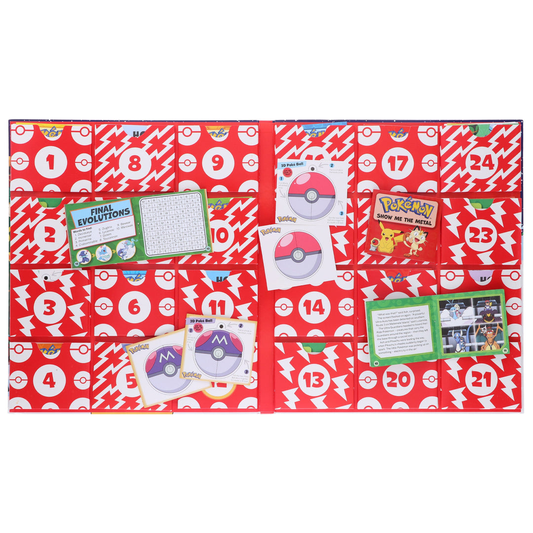 Pokemon: Festive Calendar: A Festive Collection of 24 Books! Activities and Surprises! - Ages 6+ - Hardback