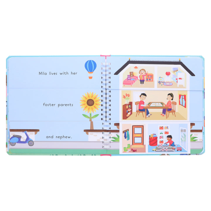 Flip Flap Fun: Trick or Treat & Knock, Knock, Who's Here? 2 Books Collection Set - Ages 5-7 - Spiral Bound