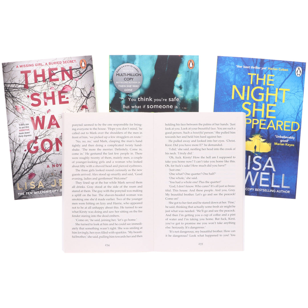 Lisa Jewell's Then She Was Gone, The Night She Disappeared, Watching You & I Found You: 4 Books Collection Set - Fiction - Paperback