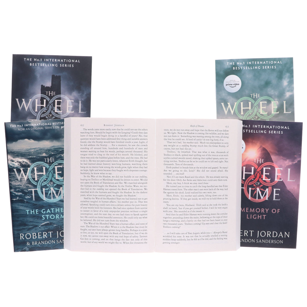 The Wheel of Time by Robert Jordan: Books 11-14 & New Spring Collection Set - Fiction - Paperback